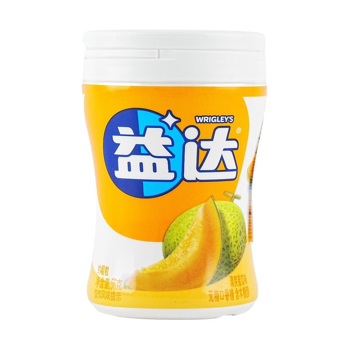 Extra 40 Pieces of Chewing Gum New Bottle Melon Flavor,1.97 oz