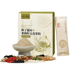 [중국 직송] 푸장씨드 사이클 아마씨 무화과 분말 200g*1캔