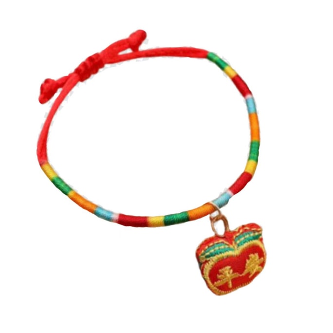 Five Colors hand Chain  with Safty Bag Decoration for Dragon Boat Festival Gift 1 Piece
