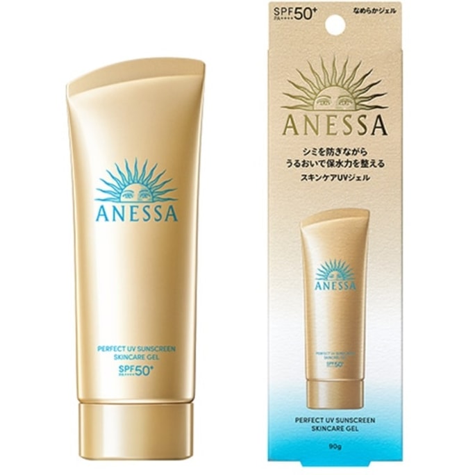 [2024 New Version] ANESSA Perfect UV Sunscreen Gel SPF50+ 90g