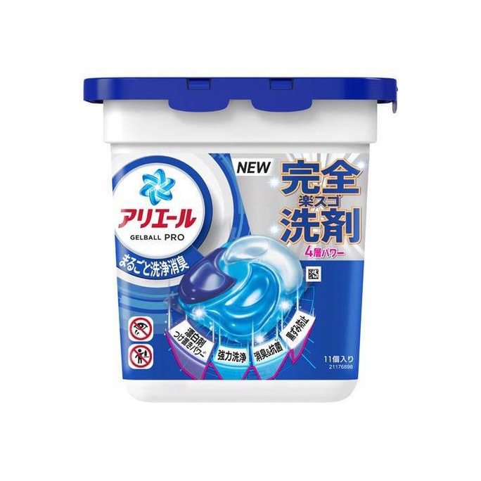 【日本直郵】 日本 寶潔 碧浪洗衣凝珠深藍11個