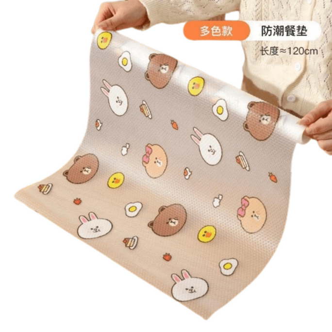 Oil-resistant drawer mat cabinet waterproof moistureproof placemat Multi-coloured models.1pc