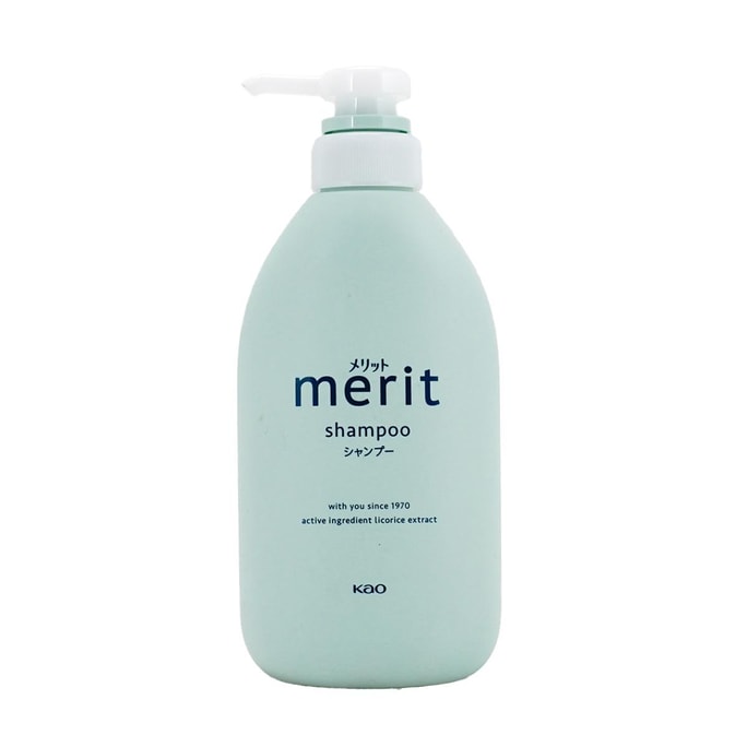 Merit Shampoo Gentle Scalp Care Oil Control Refreshing Daily Family Use 450ml