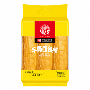 稻香村 手撕面包棒 奶香原味 早餐吐司面包蛋糕 186g 【奶香浓郁 微甜不腻】