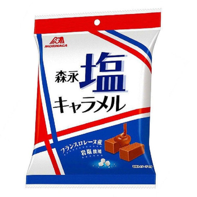 【日本直邮】森永奶糖 Morinaga法国岩盐特浓焦糖太妃牛奶糖 92g