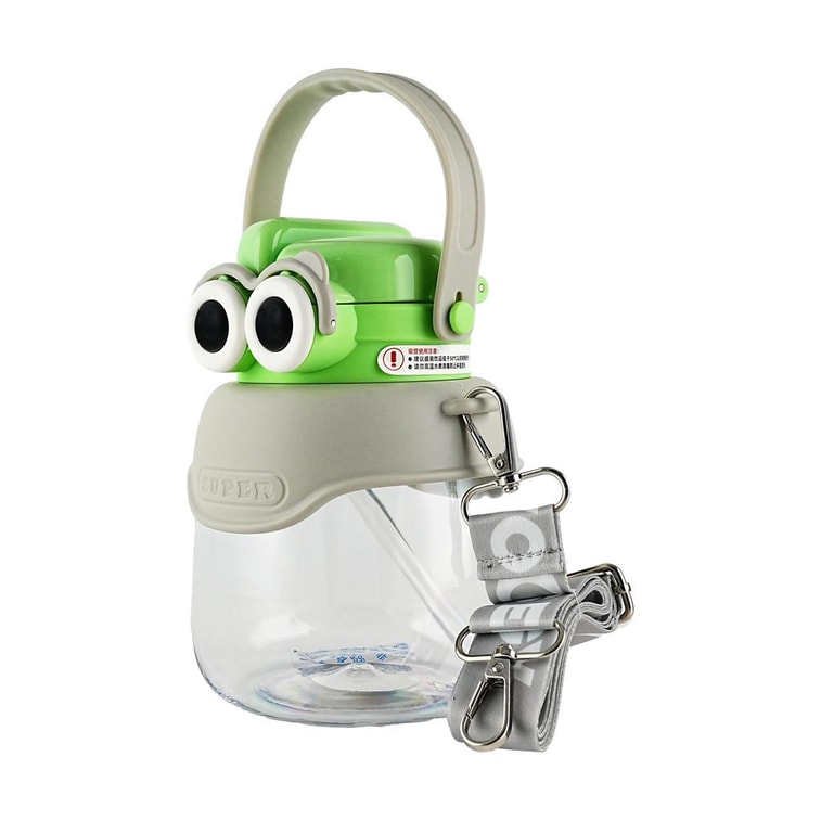 張小泉 大眼大肚塑膠杯 大容量便攜水杯 綠色 1L 4