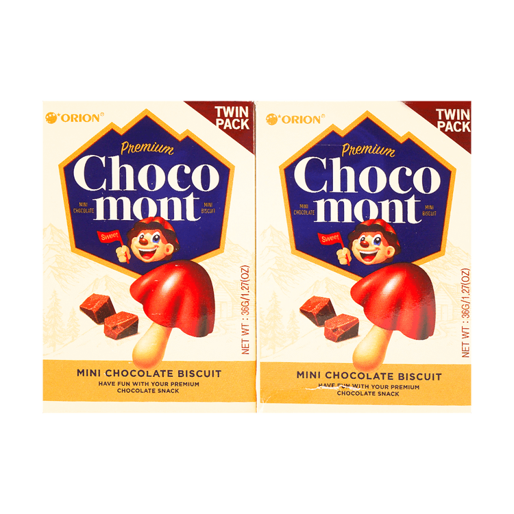 Orion Choco Mont Biscuit, 15 x 36 g