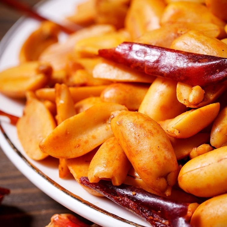 Spicy Peanuts 110g Crispy Peanuts Snack With Salt, Five-Spice And Mustard Flavour 6