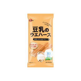 日本BOURBON波路梦 国产豆乳威化饼干 112g