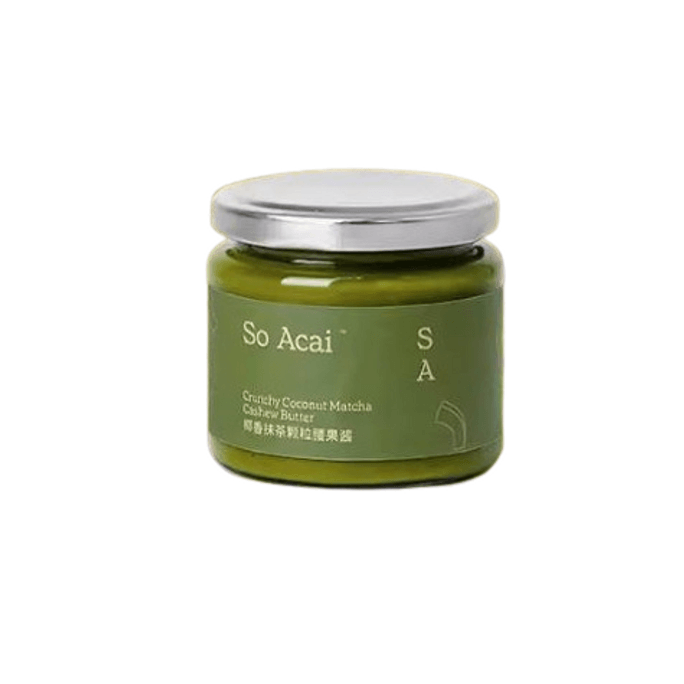 Coconut Matcha Granules Cashew Jam Nut Jam Peanut Butter Pistachio Jam Yogurt Bowl Cereal Bread Bagel Spread 130g