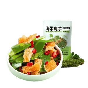 【中國直郵】十月結晶 研食媽咪海帶蒟蒻孕婦解饞辣味小零食低脂0蔗糖開袋即食 175g/袋