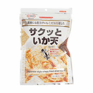 Snack de tempura de calamar croustillant 3.0oz 【Croustillant et délicieux】【Frit dans 100% huile de colza】