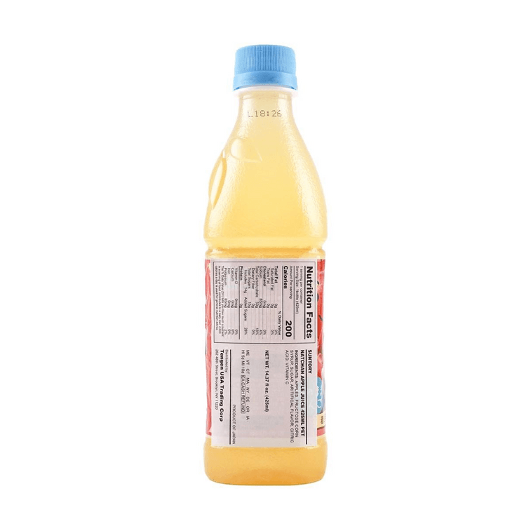 なっちゃんりんごジュース 14.3 fl oz【人工甘味料不使用】 8