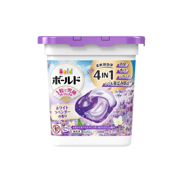 日本直送】P&G ボールド4D ジェル洗濯洗剤 スージングホワイト
