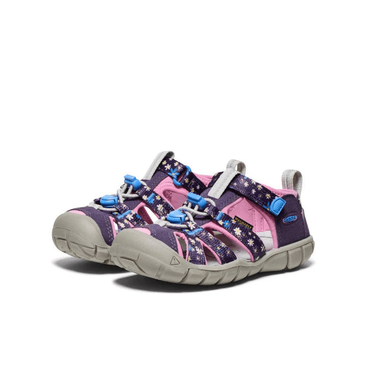 KEEN Kids Seacamp II CNX Hybrid Water Sandal - Daisies/Marina US