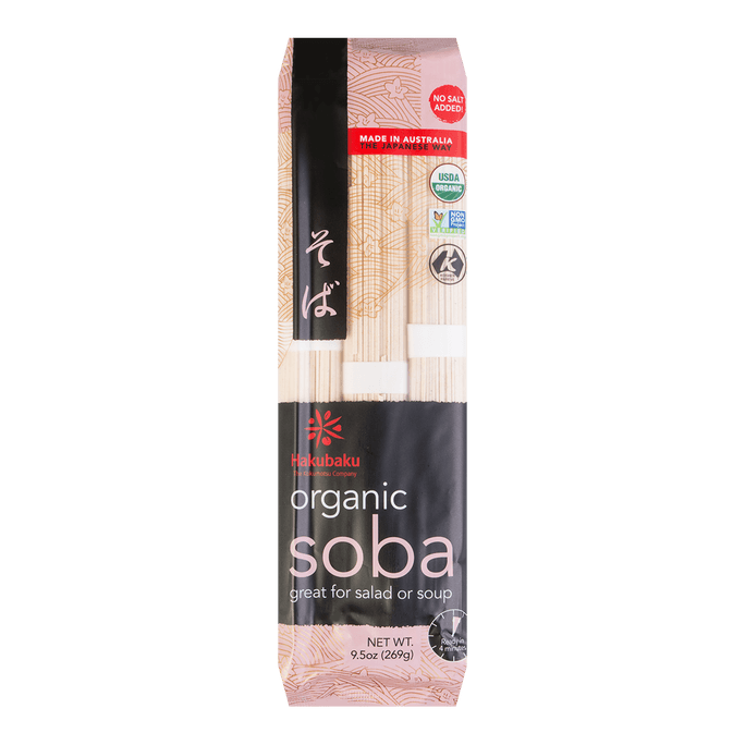 Organic Soba Authentic Japanese Buckwheat Noodles 269g
