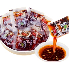 Oil-splashed Chili, Sichuan Red Chili Oil, Fragrant And Spicy, Numbing Spicy Seasoning For Noodles, Dumpling Dipping Sauce, And Cold Dishes, 5g*20 Packets