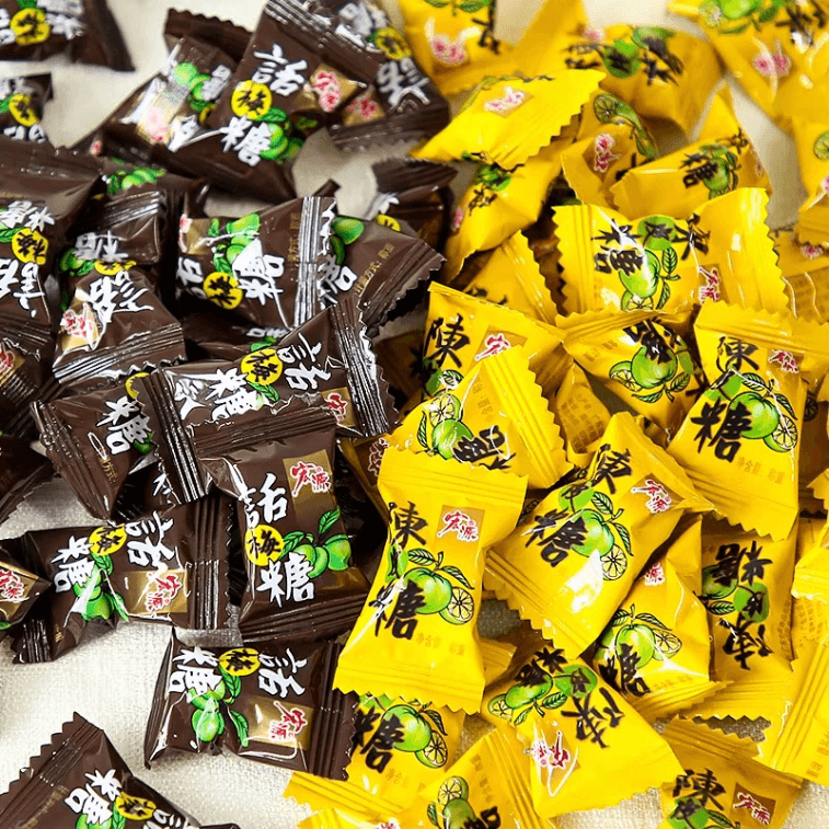 宏源 直邮   陈皮话梅糖酸甜硬糖结婚喜糖前台招待办公室小吃糖果零食   陈皮糖+话梅糖 混合500g 约167颗 3