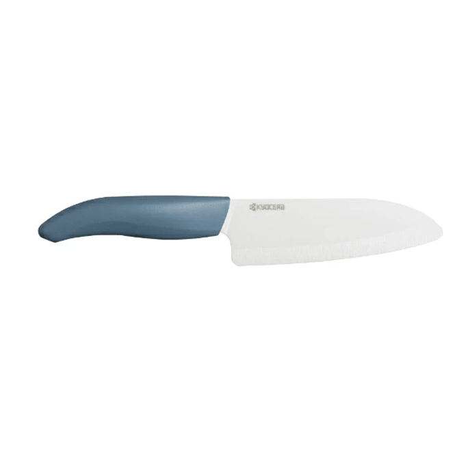 Kyocera Bi-color Santoku Knife 14cm Deep Blue FKB-140DBU