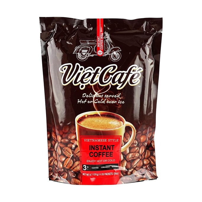 越南VIETCAFE 3合1速溶咖啡 20包 400g