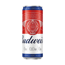 Budweiser Zero Alcohol Beer, 11.2 fl oz【0 Sugar 0 Fat 】