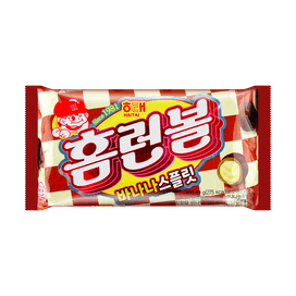 Haitai Choco Home Run Ball, Classic Korean Snack 46g (Pack of 4) 