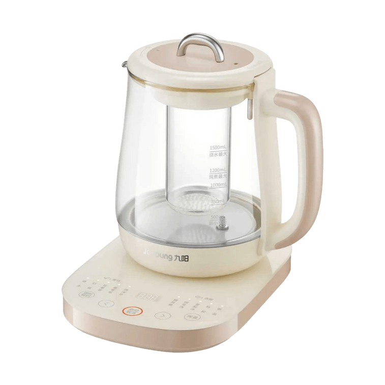 JOYOUNG九阳 沸萃温控养生炖煮壶 全玻璃防溢玻璃茶篮 1.5L TP15Q 6