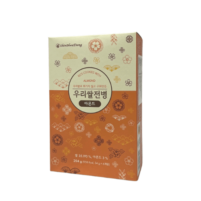 Almond Rice Crepe Cookies Korean Snack 216g