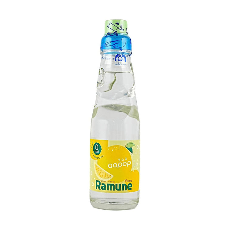 Ramune Marble Soda, Yuzu Flavor+Lychee Flavor+Peach Flavor, 6.76 fl oz*6【3 Flavors 6 Combo Packs】【0 Sugar 0 Fat】 13
