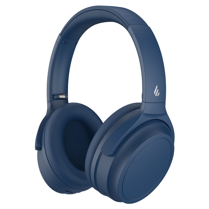 Edifier WH700NB Wireless Active Noise Cancellation Over-Ear Headphones - Navy Blue