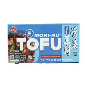 日本MORINAGA森永 MORI-NU 营养豆腐系列 老豆腐 307g【新老包装随机发】【无麸质】【无防腐剂】