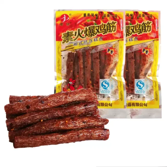 Spicy Chicken Tendon Flavored Noodle Snack Strips 18g*5 packs