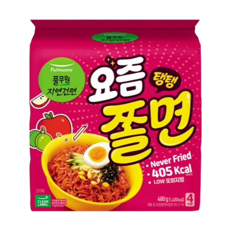 Chewy Jjolmyeon 4 Pack (120g × 4 Packs) - Yami.com