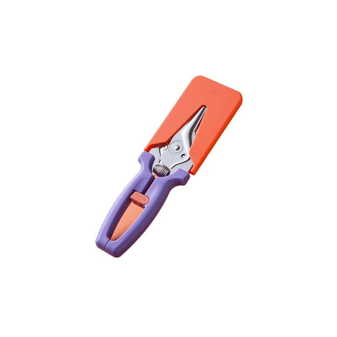 【中国直邮】 厨房用品 瑞士力康磁吸厨房剪刀家用强力鸡骨剪食物剪刀 橙色22.7*6.5cm