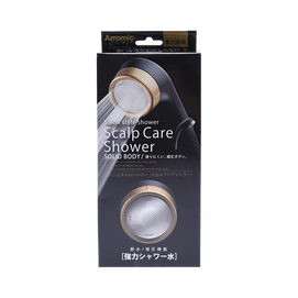 ARROMIC||VC球配套用淋浴花洒节水增压美容除氯莲蓬头||强劲按摩型 黑色