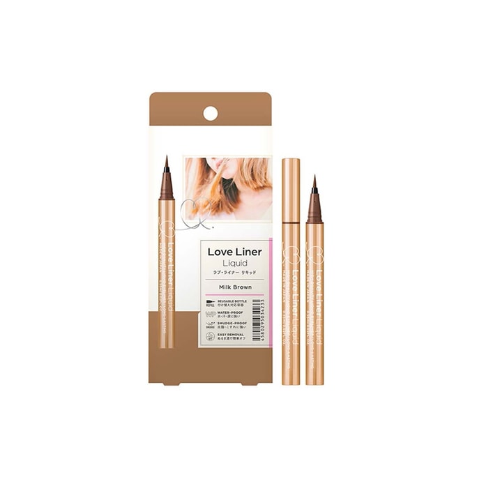 msh Love Liner Liquid Eyeliner 0.55ml Milk Brown