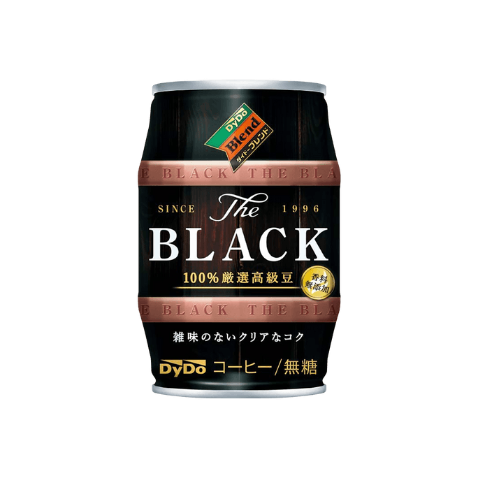 日本DYDO达亦多 无糖黑咖啡 184ml