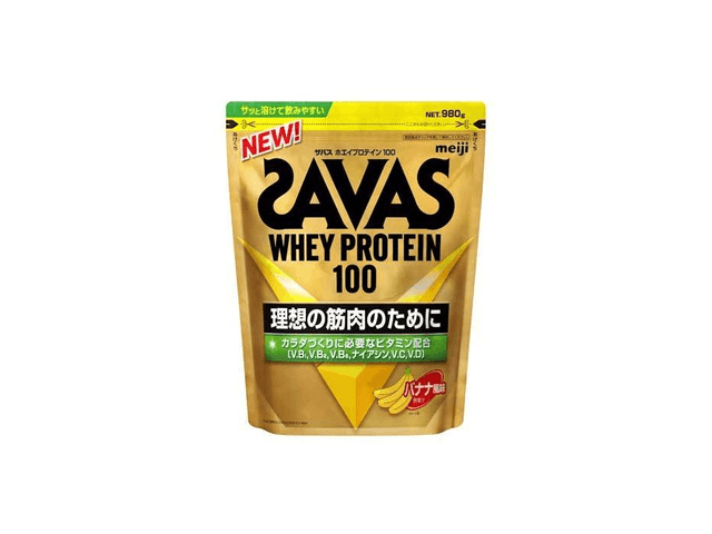 Savas Whey Protein 100 Banana Flavor [980g] - Yami.com