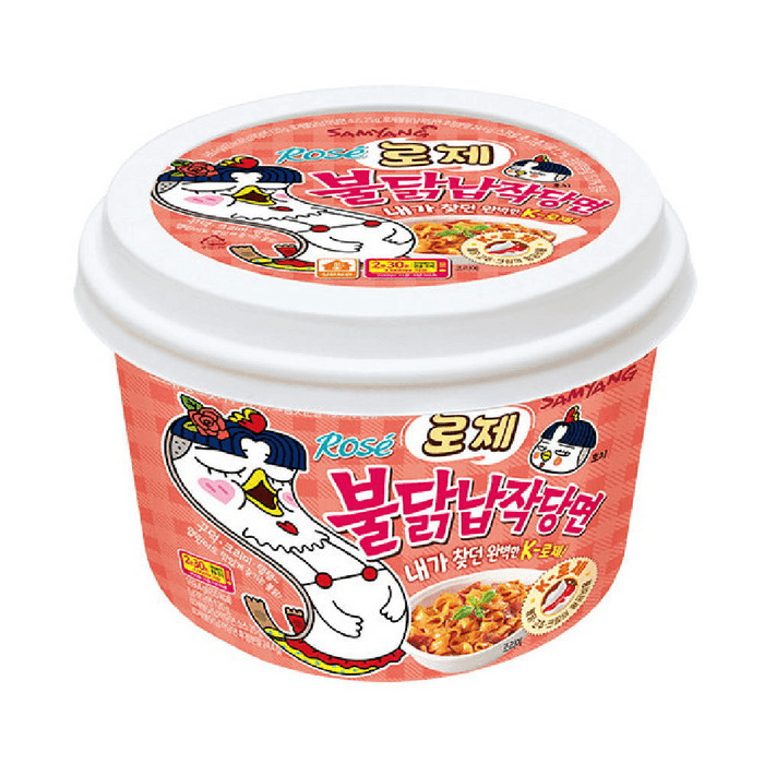 【韩国直邮】韩国SAMYANG三养 奶油芝士Rose玫瑰火鸡宽粉 火鸡拉面干拌 169.4g