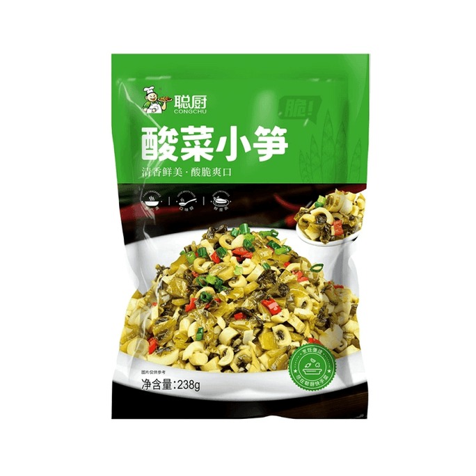 Pickled Chinese Cabbage Bamboo Shoots, Tender Bamboo Shoots, Semi Finished Vegetables, Kwai Food, Pickled Cabbage 238g/bag