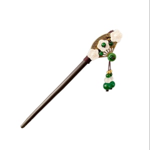 Classical Chinese Hairpin Tassel Flower Hairpin High-end And Niche - Flower Fan 1 Pc