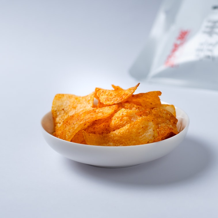 Qianyisi Spicy Potato Chips Guizhou Specialty Snack Crispy Ready-to-Eat Treat [50g*3 packs] 5