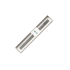 【Crystal‑Pattern Pure Titanium】Pure Titanium Kids Chopsticks 1‑Pair