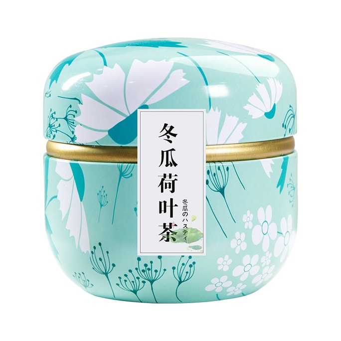 【中国直送】鳳陽棠の花と果実のお茶シリーズ 健康と減量 魔法の冬瓜蓮の葉茶 60g/缶