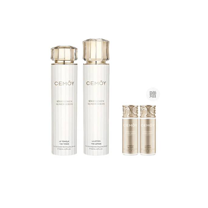 4th Generation Luminating Cream & Lotion Set | Soothing, Firming, Anti-Aging 120ml + Travel Size 30ml Gifts