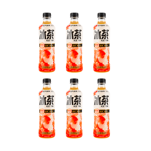 【Value Pack】Genki FOREST White Peach Jasmine Iced Tea,[Sugar reduction >25%],15.2 oz*6