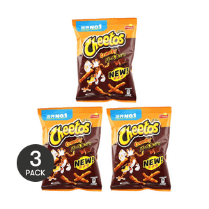 日本CHEETOS奇多 粟米脆玉米棒 BBQ味 70g *3【3份超值裝】