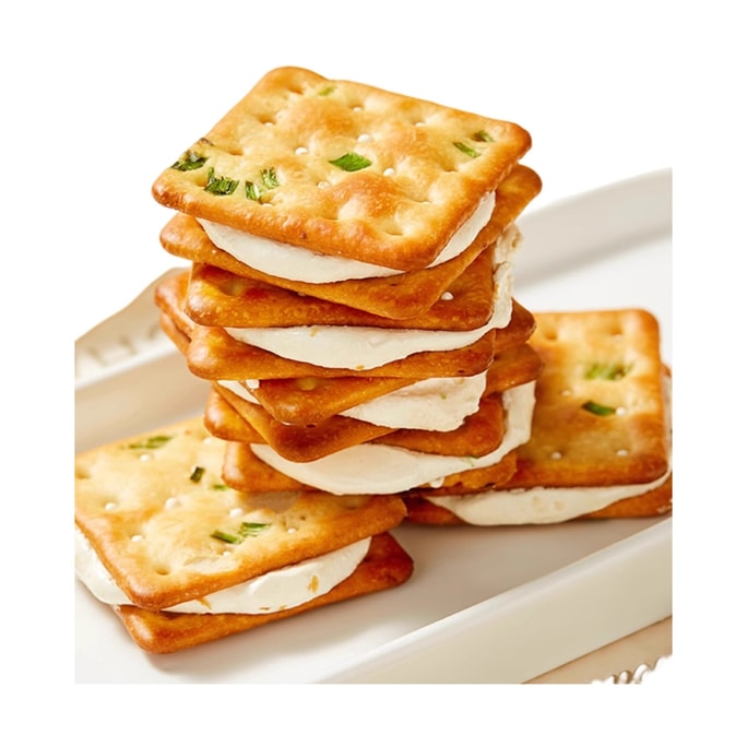 Taiwanese flavor! Chives nougat sandwich biscuits tin box small snacks 110g*1 box