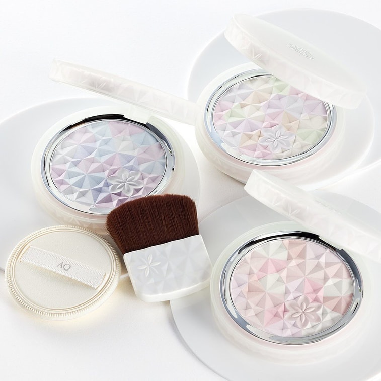 【日本直郵】日本本土版 COSME DECORTE 黛珂新款AQ定妝蜜粉餅套裝10g 2022年8月21號 日本首發新品 #01 Crystal Lavender 6