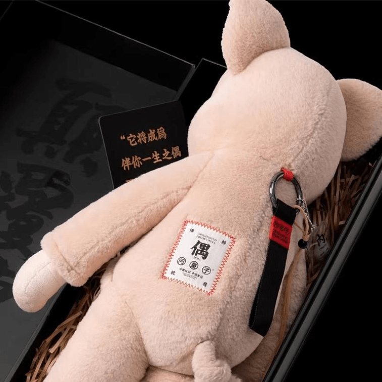 [中国直送] Youquyoupin 文童子奮闘豚ぬいぐるみ/ロングジョンズ特別版 お供豚ぬいぐるみ 告白ギフト 51cm 3